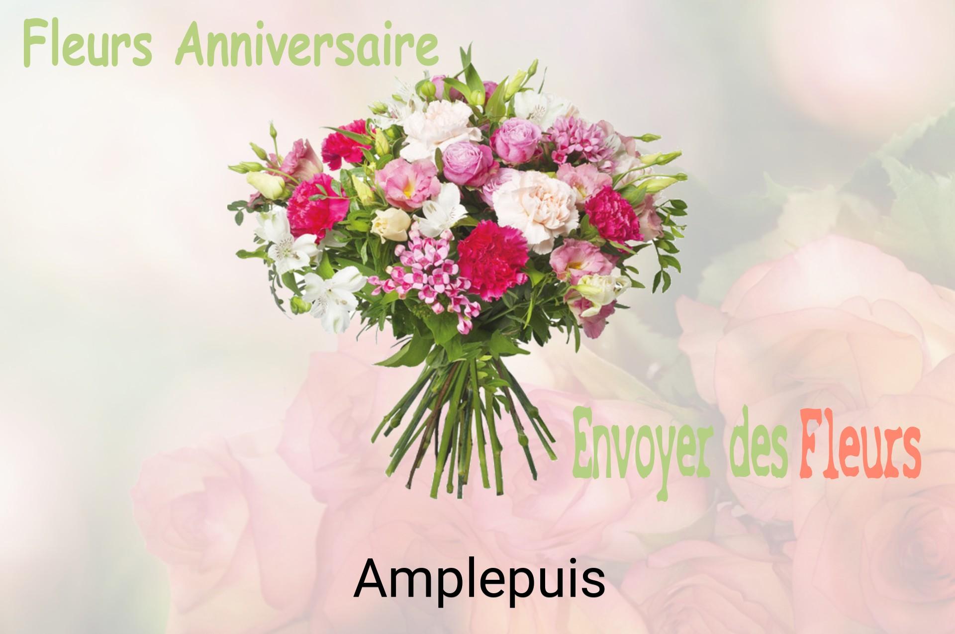 Bouquet de fleurs d’anniversaire livré à Amplepuis