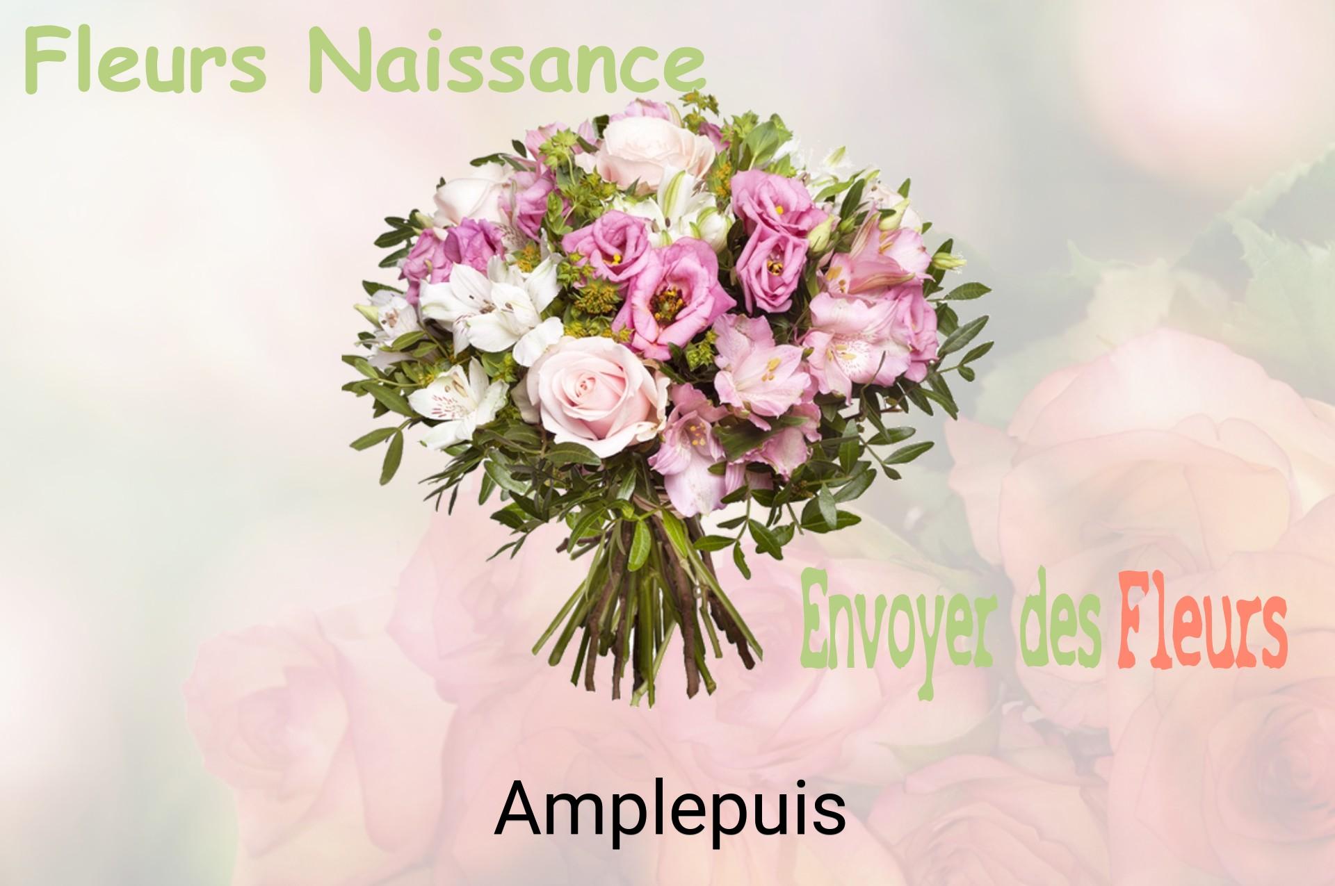 Bouquet de fleurs de naissance livré à Amplepuis